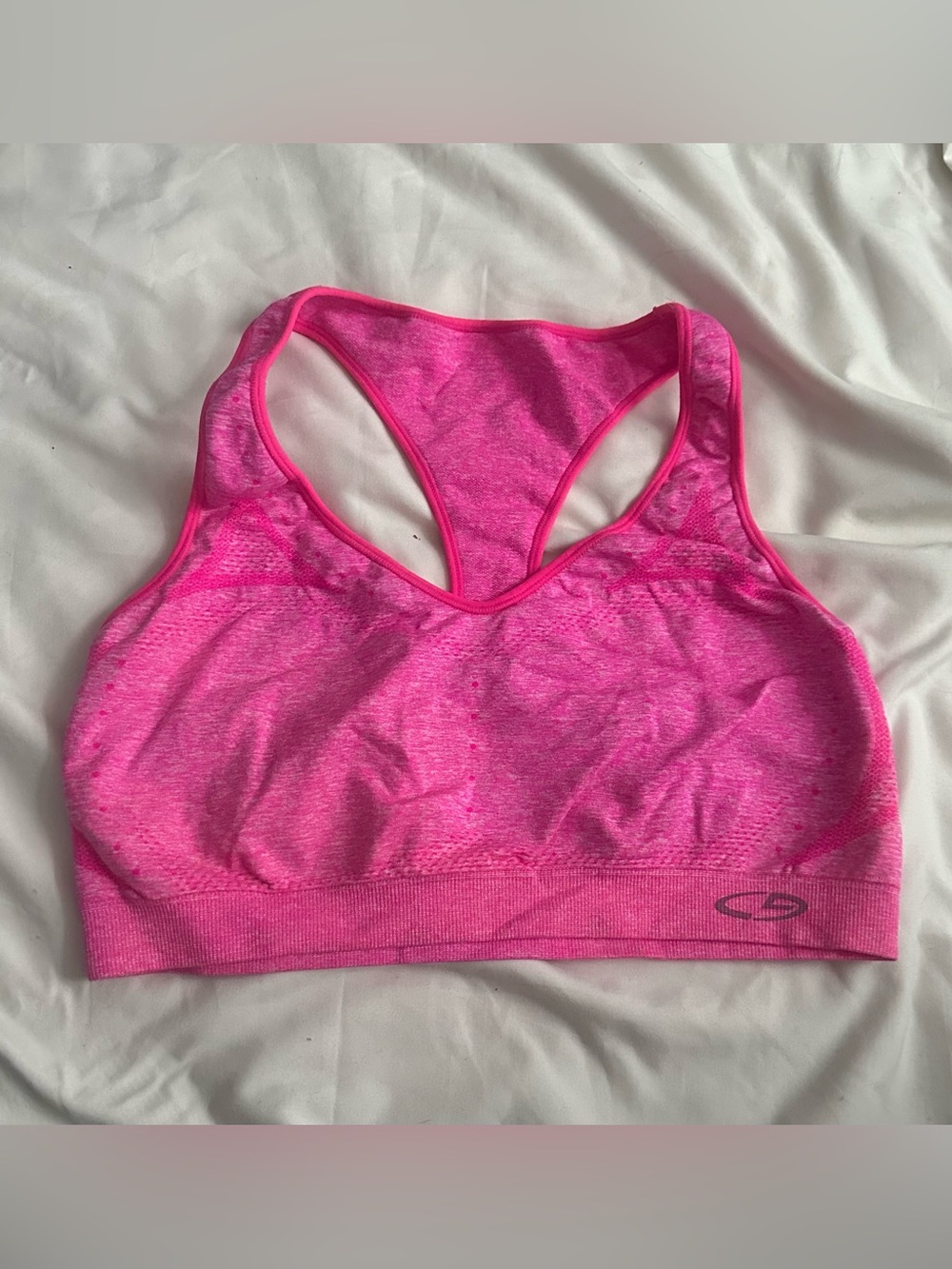 Champion Hot Pink Racerback Seamless Sports Bra